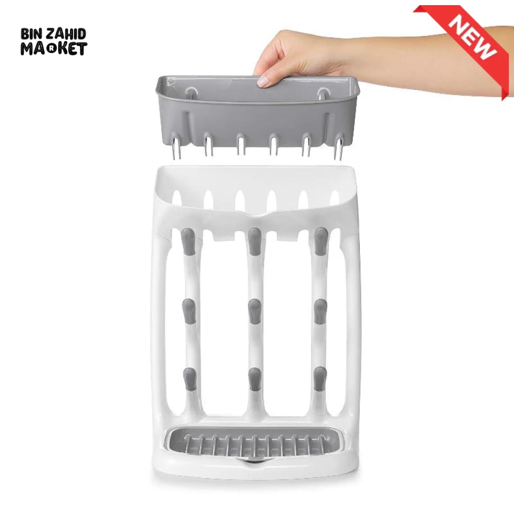 MULTIPURPOSE BABY BOTTLE & CUP DRYING RACK – HANGING DRYING STAND SPACE SAVING ORGANIZER