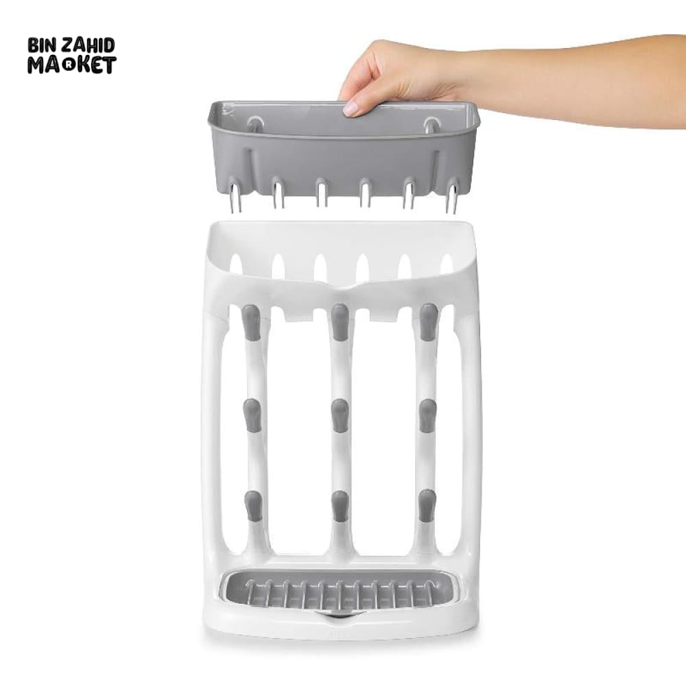 MULTIPURPOSE BABY BOTTLE & CUP DRYING RACK – HANGING DRYING STAND SPACE SAVING ORGANIZER