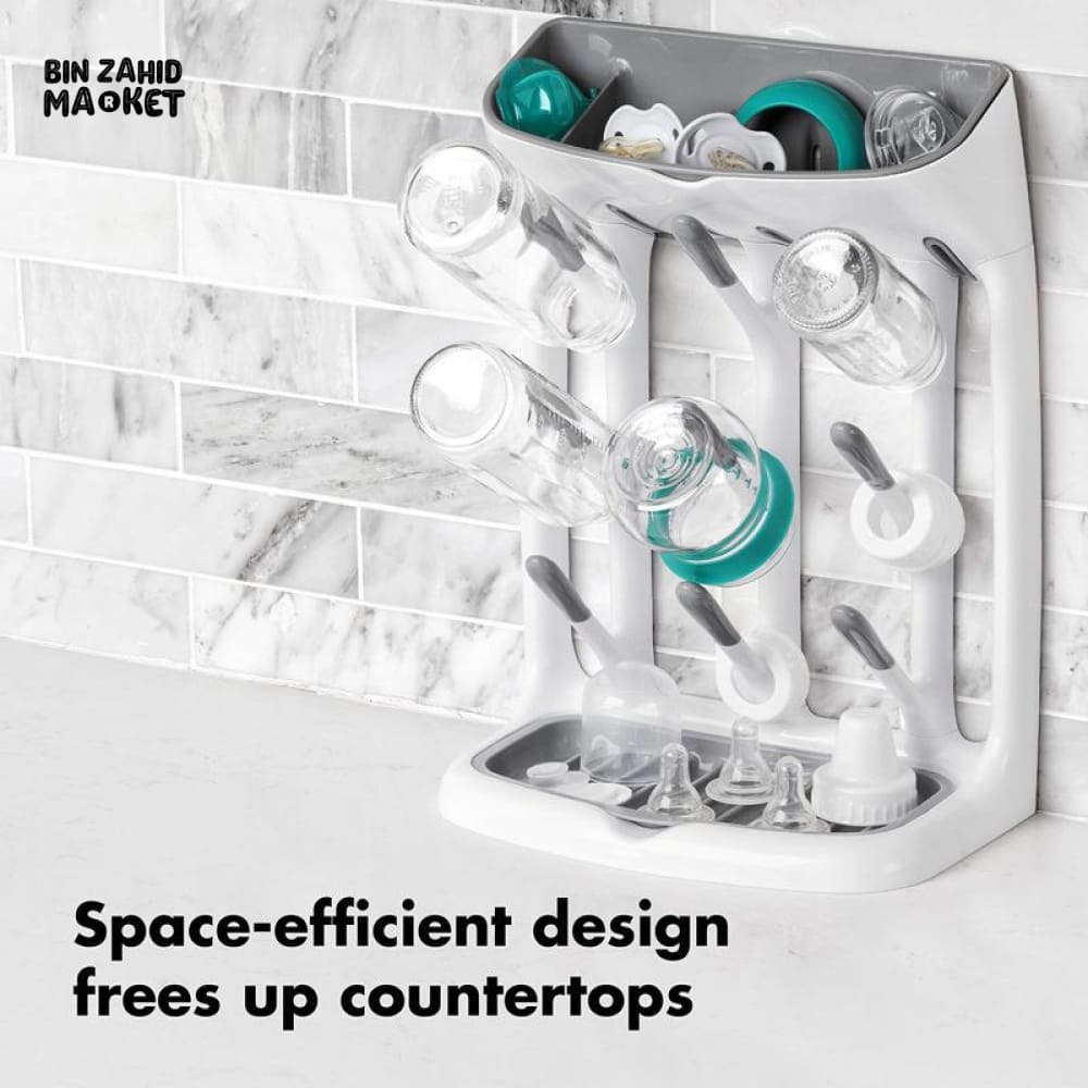 MULTIPURPOSE BABY BOTTLE & CUP DRYING RACK – HANGING DRYING STAND SPACE SAVING ORGANIZER