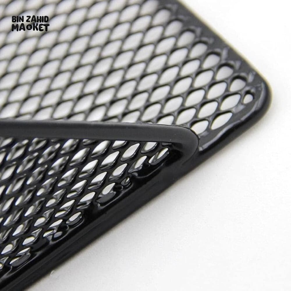 MULTIPURPOSE IRON MESH HANGING RACK WITH HOOKS – WALL-MOUNT STORAGE ORGANIZER