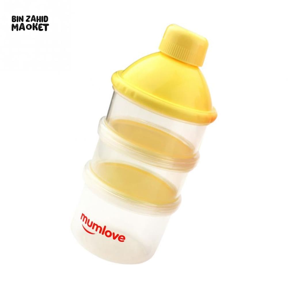 MUMLOVE BABY MILK POWDER DISPENSER 3-LAYER STACKABLE FORMULA CONTAINER