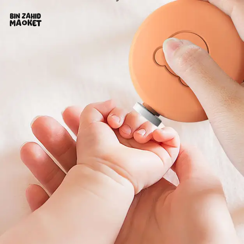 MUMLOVE BABY NAIL TRIMMER ELECTRIC WITH 6 GRINDING HEADS – SAFE & QUIET FOR NEWBORN TO ADULT