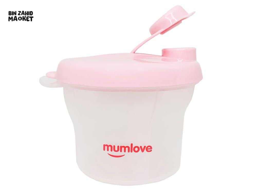 MUMLOVE PORTABLE MILK POWDER BOX LARGE CAPACITY WITH SEAL BAND COVER FOR BABY