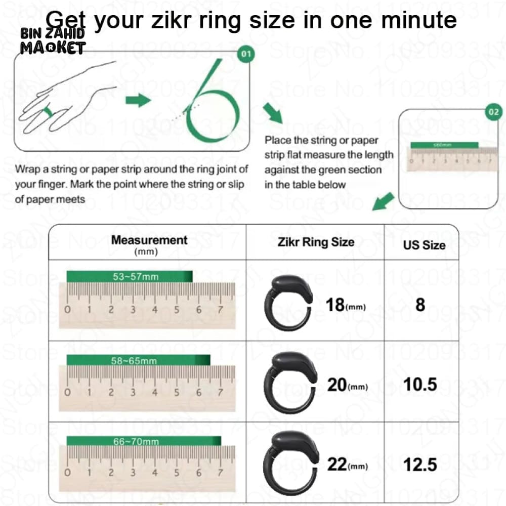 MUSLIM SMART TASBEEH ZIKR RING – DIGITAL ISLAMIC PRAYER COUNTER WITH REMINDER & MAGNETIC CHARGING