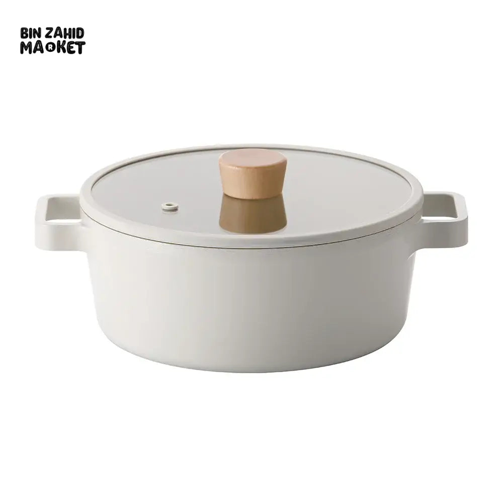 NEOFLAM FIKA 11 PIECE CERAMIC NONSTICK COOKWARE SET INDUCTION READY KOREAN MADE PREMIUM KITCHEN SET - CREAM