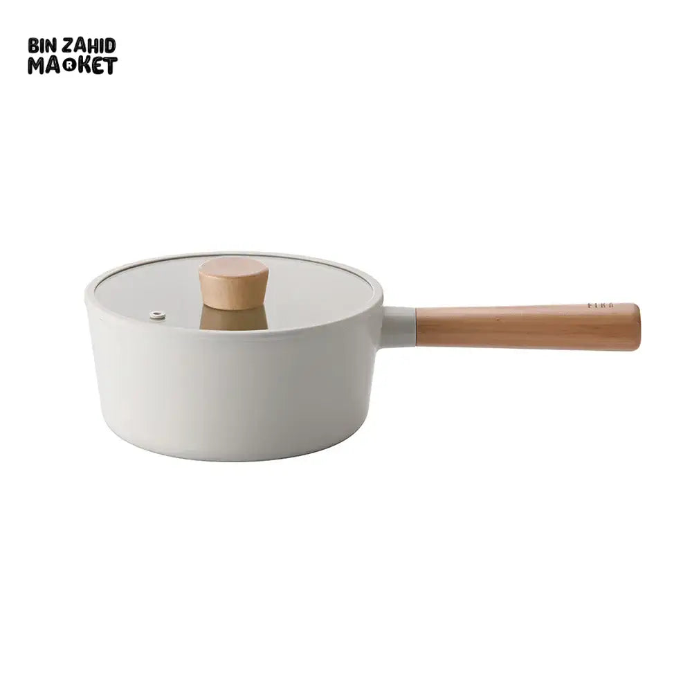 NEOFLAM FIKA 11 PIECE CERAMIC NONSTICK COOKWARE SET INDUCTION READY KOREAN MADE PREMIUM KITCHEN SET - CREAM