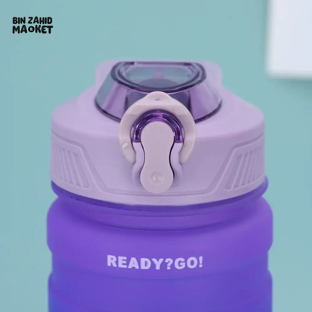 NEW GRADIENT COLOR LARGE CAPACITY SPORTS WATER BOTTLE 700 ML– OUTDOOR PORTABLE HANDLE STRAW CUP LEAKPROOF SEALED MATTE SPACE CUP