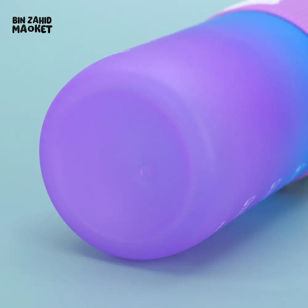 NEW GRADIENT COLOR LARGE CAPACITY SPORTS WATER BOTTLE 700 ML– OUTDOOR PORTABLE HANDLE STRAW CUP LEAKPROOF SEALED MATTE SPACE CUP