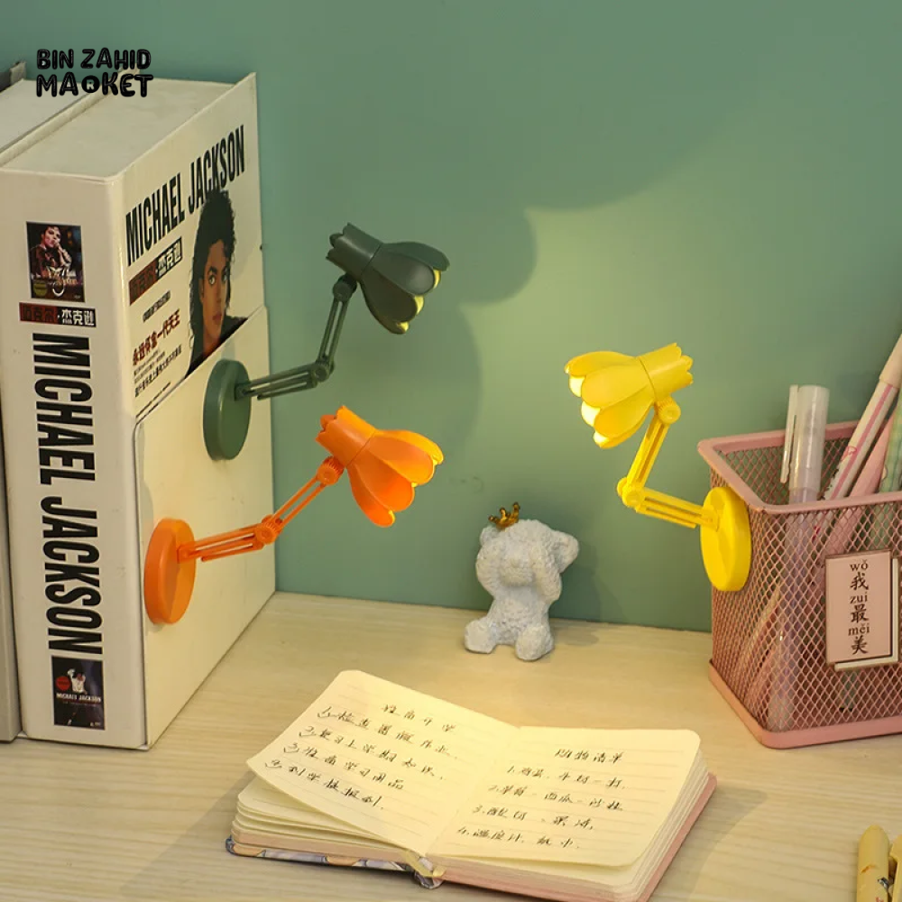 NIGHT LIGHT BOOK FOLDER MINI LED READING LAMP PORTABLE EYE PROTECTION