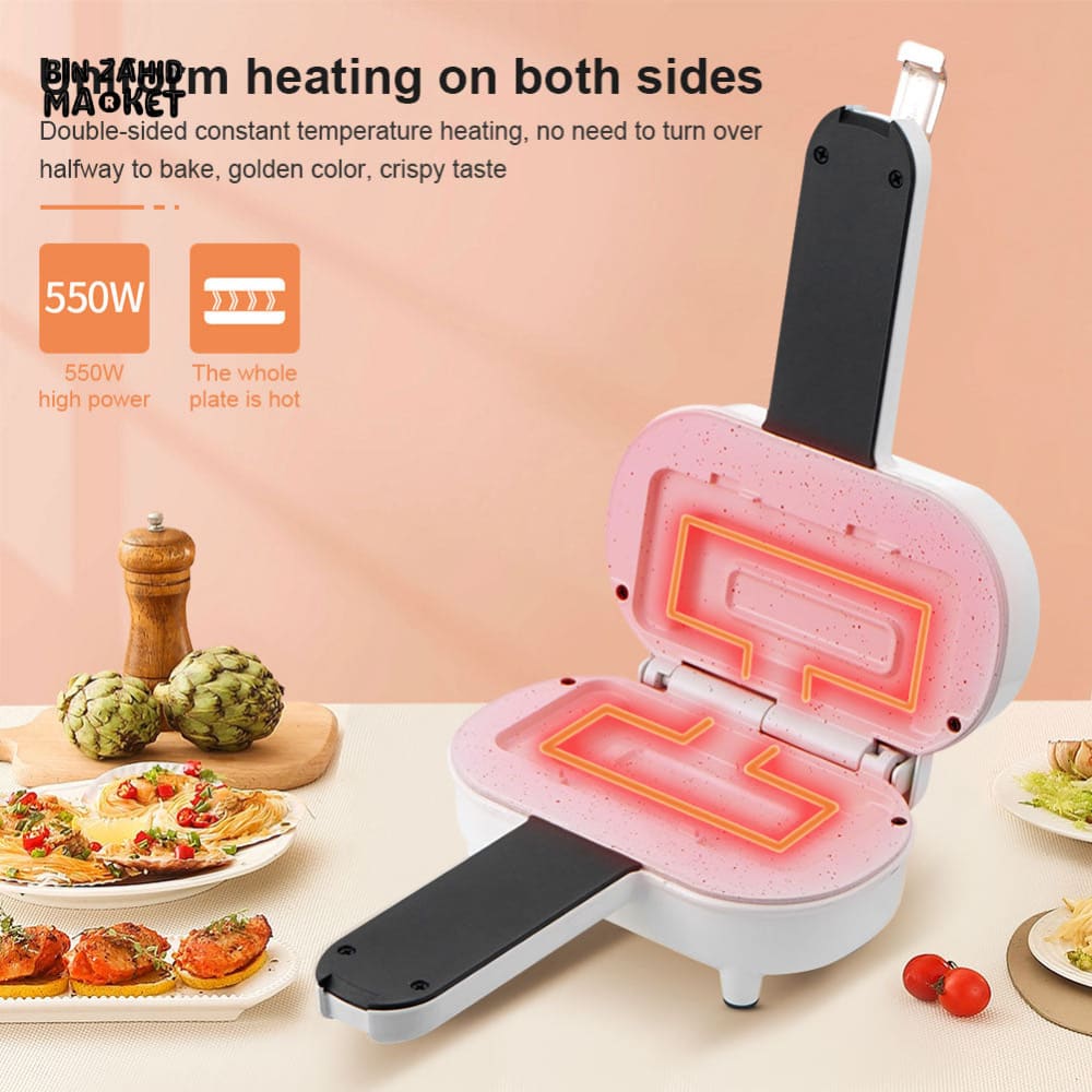NON-STICK ELECTRIC SNACK MAKER