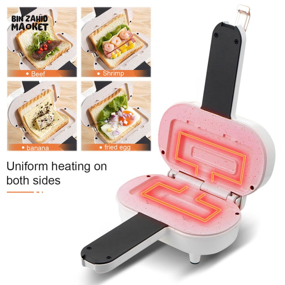 NON-STICK ELECTRIC SNACK MAKER