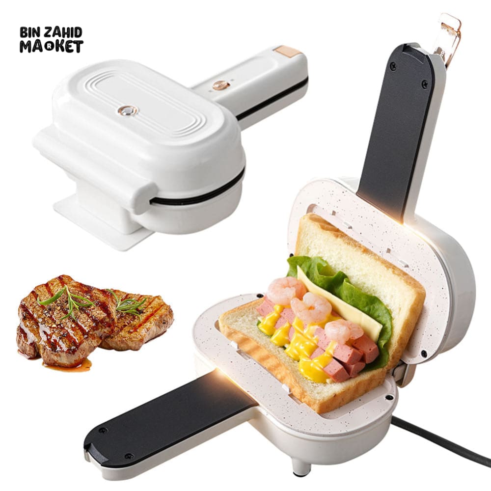 NON-STICK ELECTRIC SNACK MAKER