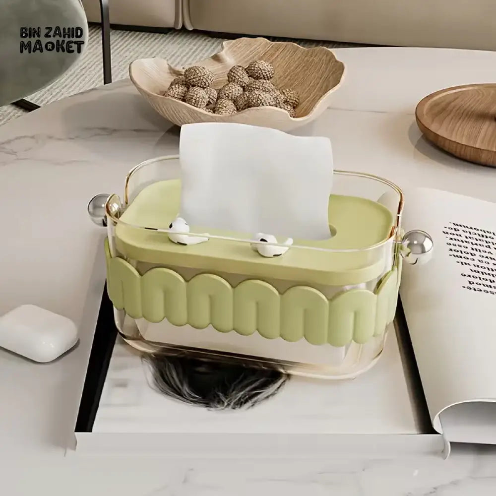 NORDIC STYLE CUTE TISSUE BOX FOR LIVING ROOM DINING TABLE & COUNTERTOP
