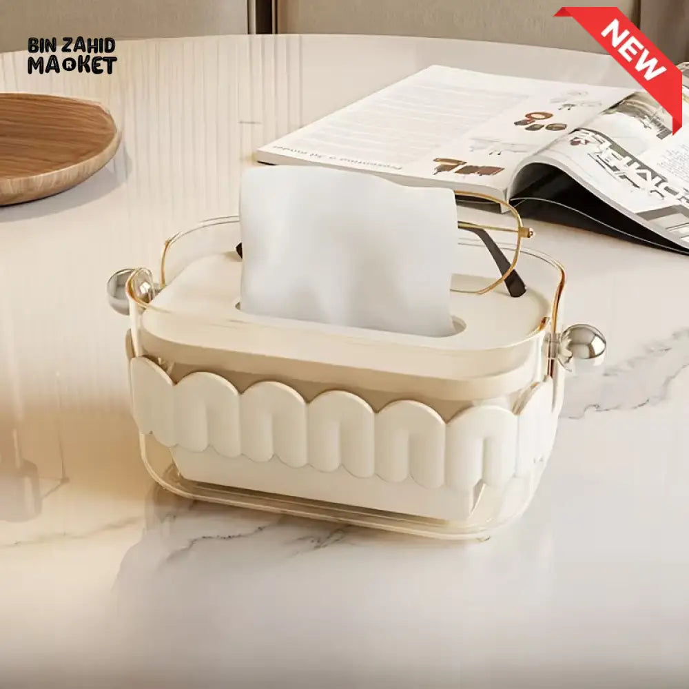 NORDIC STYLE CUTE TISSUE BOX FOR LIVING ROOM DINING TABLE & COUNTERTOP