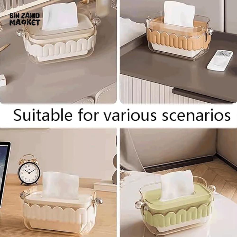 NORDIC STYLE CUTE TISSUE BOX FOR LIVING ROOM DINING TABLE & COUNTERTOP