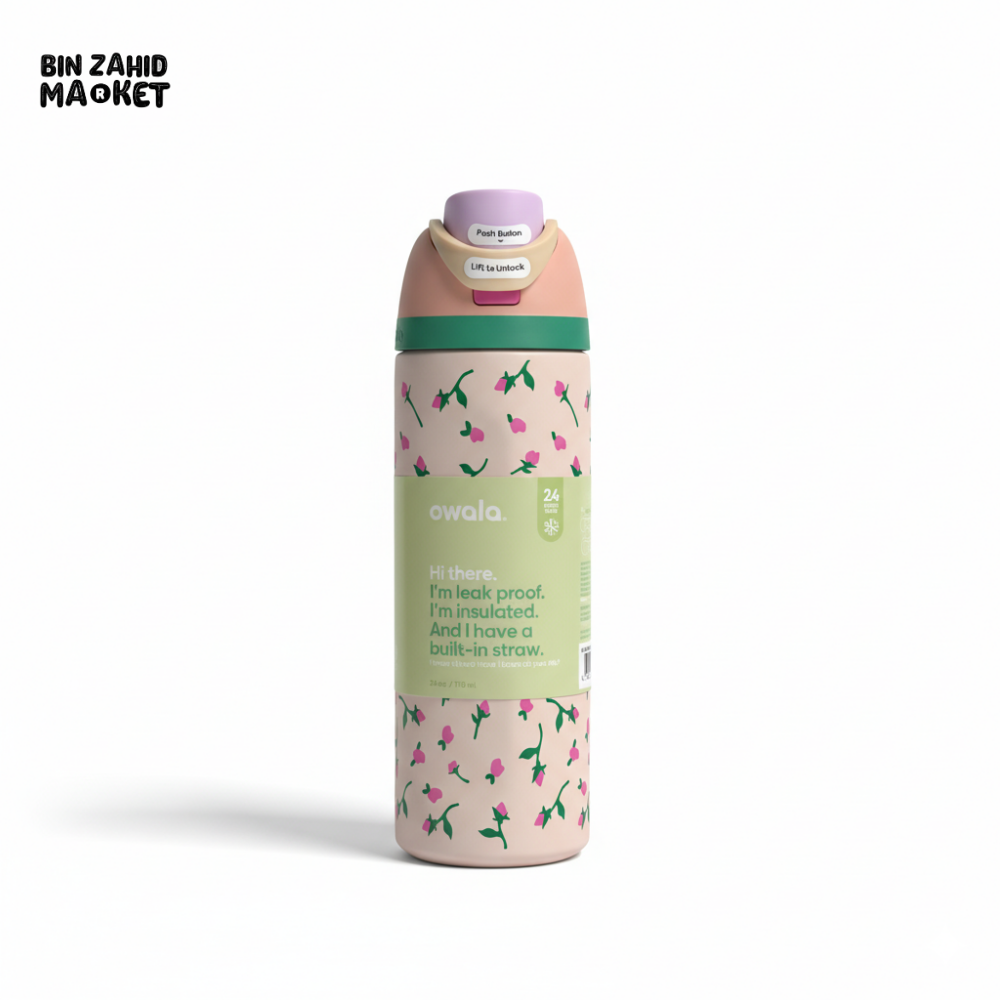 OWALA FREESIP 24OZ WATER BOTTLE - BLOSSOM PEACH