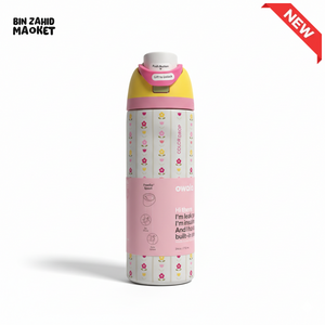 OWALA FREESIP 24OZ WATER BOTTLE - FLORAL STRIPES