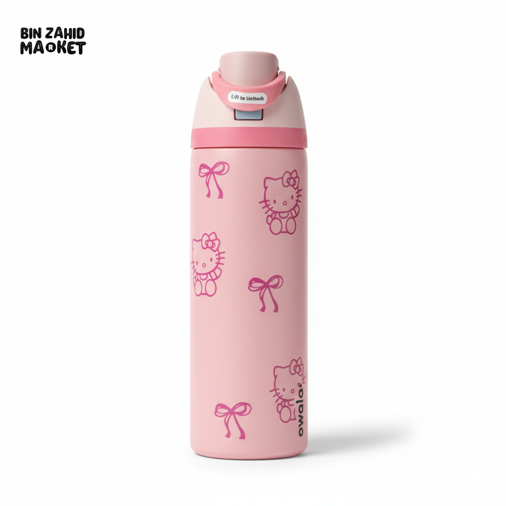 OWALA FREESIP 24OZ WATER BOTTLE - HELLO KITTY
