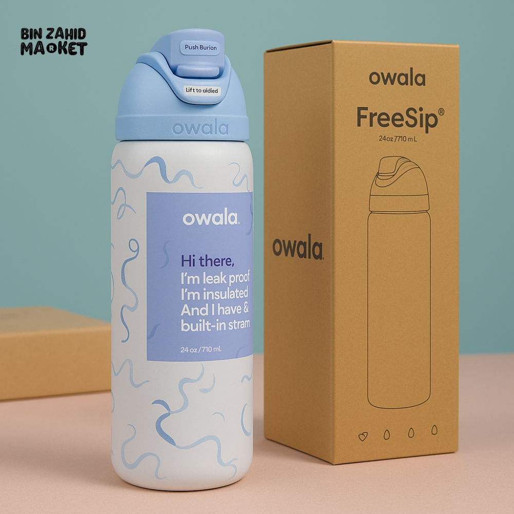 OWALA FREESIP 24OZ WATER BOTTLE – HYDRATION REDEFINED - BLUE RIBBON