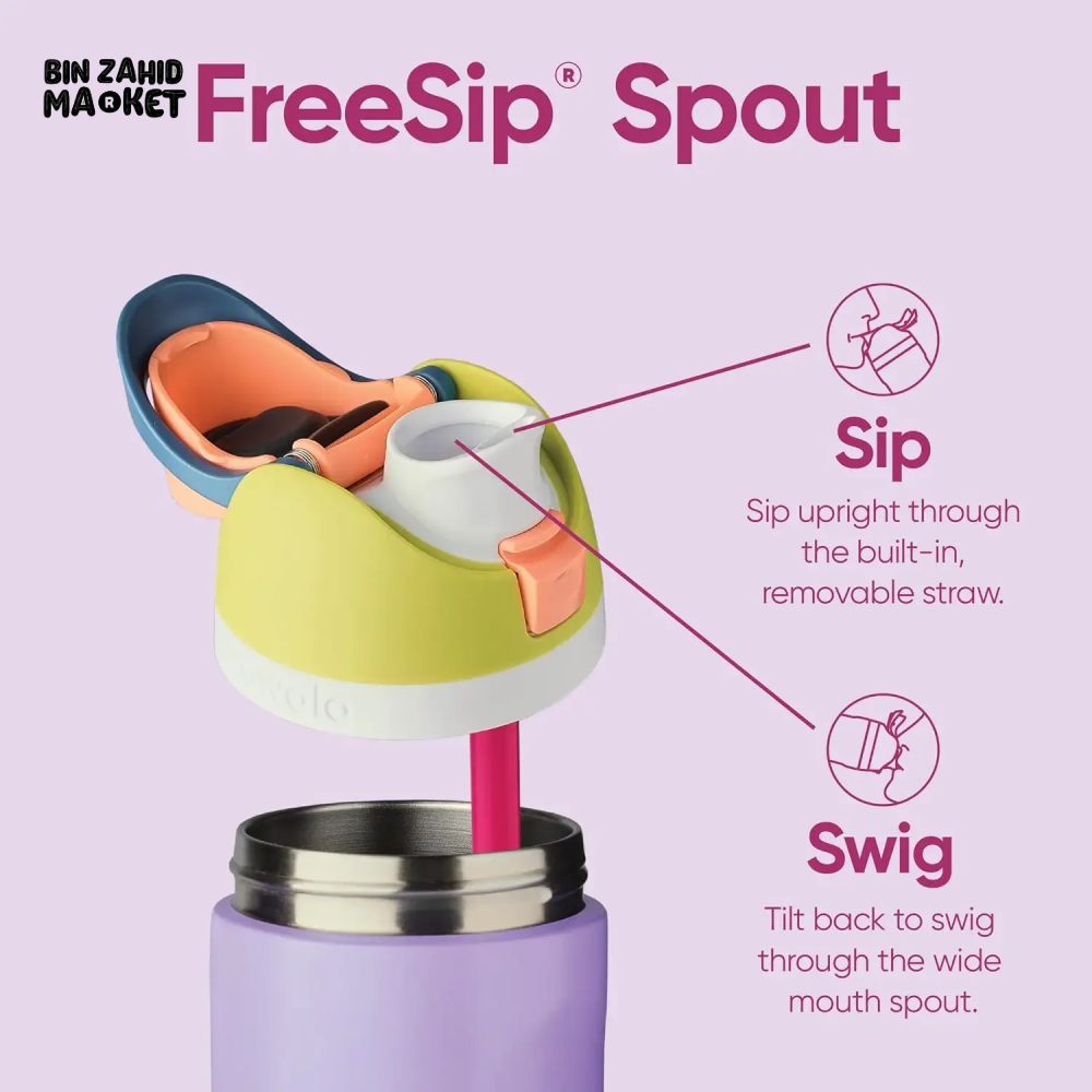 OWALA FREESIP 24OZ WATER BOTTLE – HYDRATION REDEFINED - LIGHT PINK