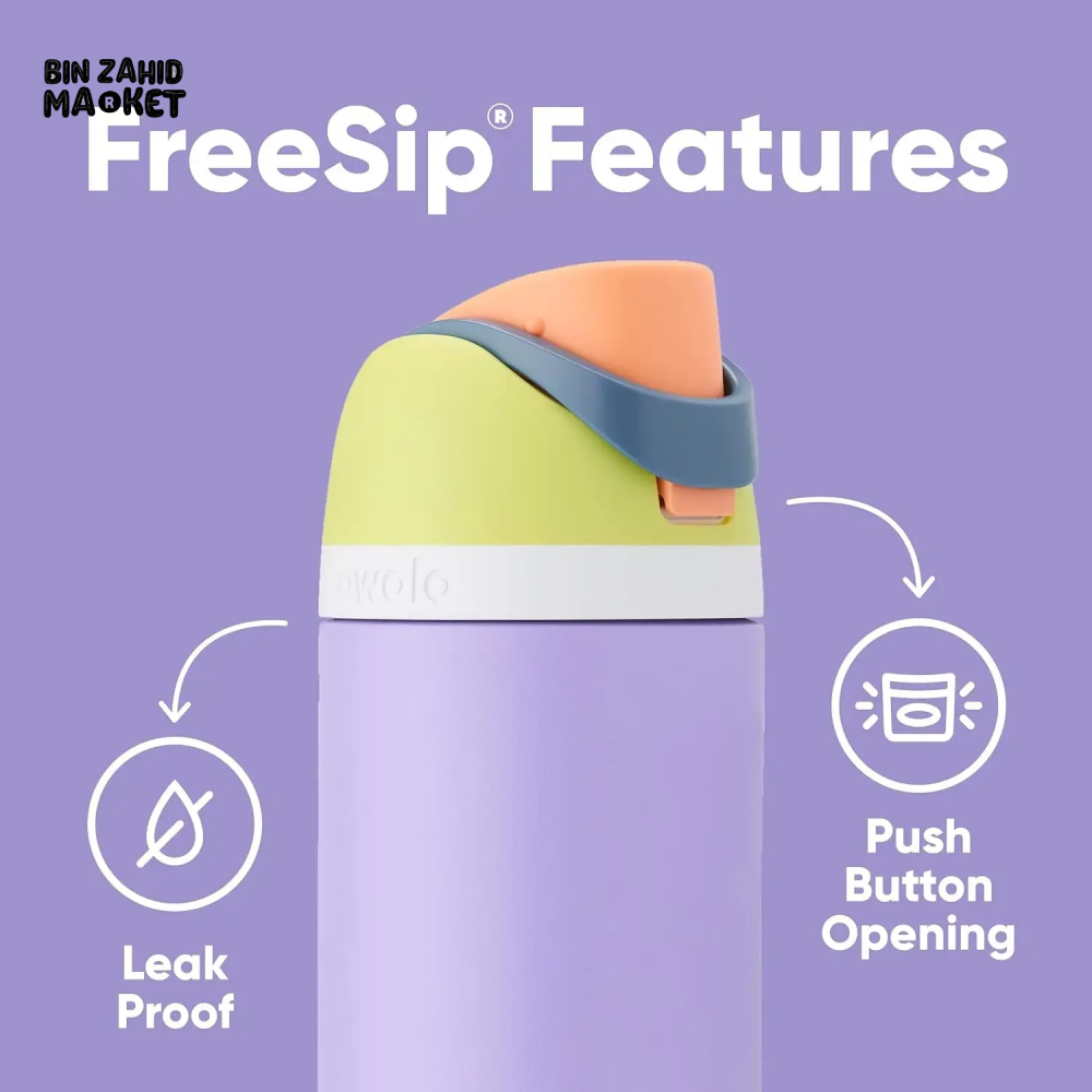 OWALA FREESIP 24OZ WATER BOTTLE – HYDRATION REDEFINED - LIGHT PINK