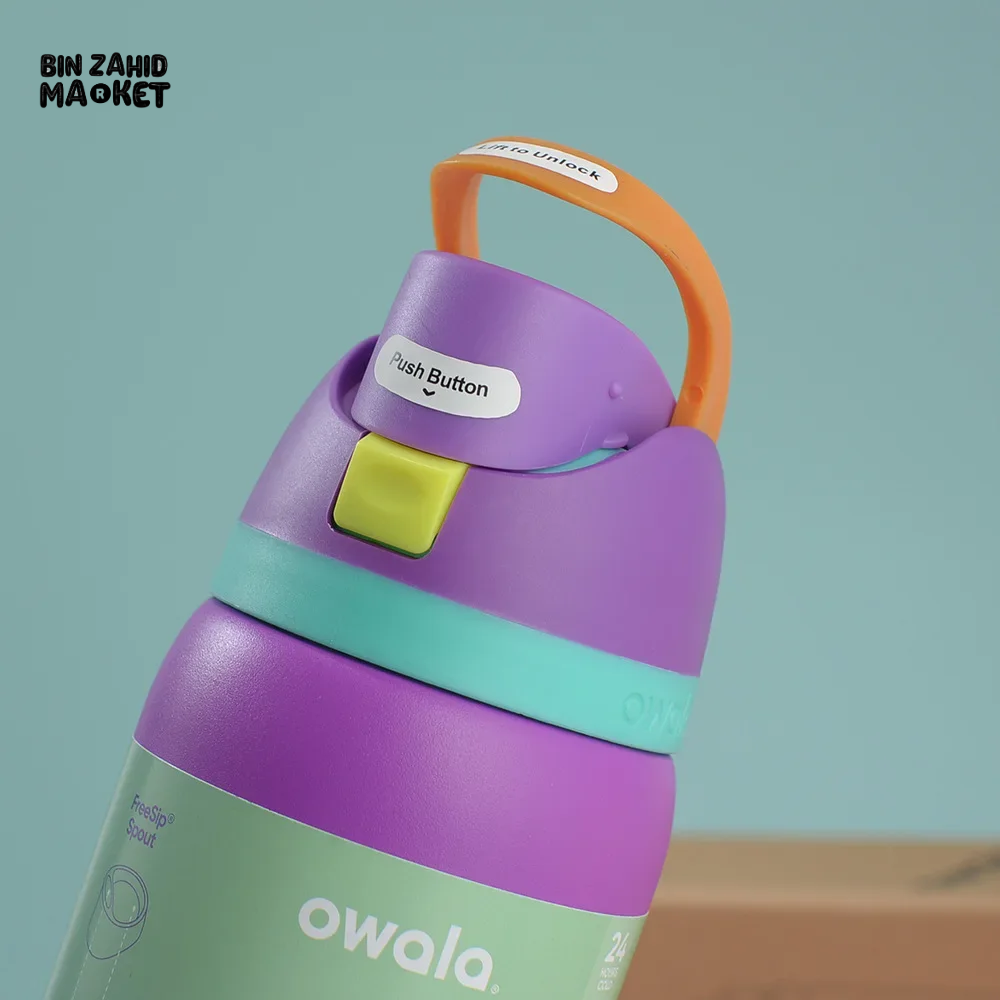 OWALA FREESIP 24OZ WATER BOTTLE – HYDRATION REDEFINED - LIGHT PINK