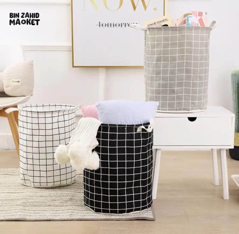 OXFORD FOLDABLE LAUNDRY BASKET