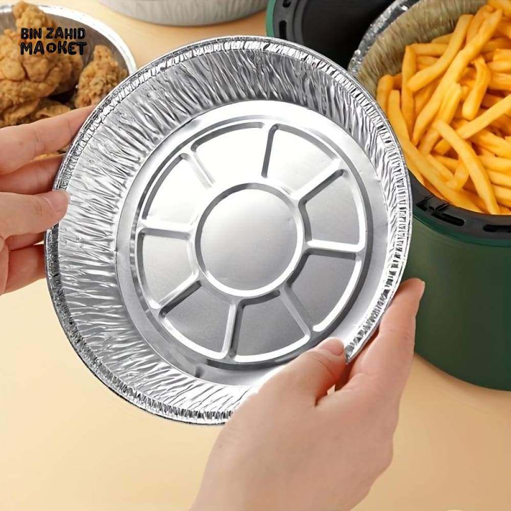 PACK OF 10 ALUMINIUM DISPOSABLE FOIL PLATES