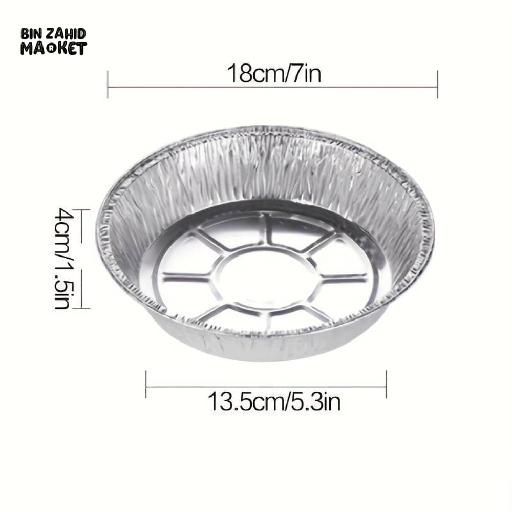 PACK OF 10 ALUMINIUM DISPOSABLE FOIL PLATES