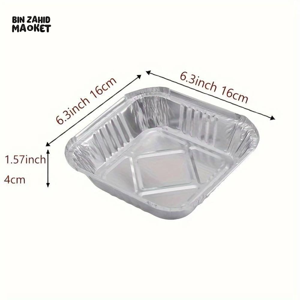 PACK OF 10 ALUMINIUM DISPOSABLE FOIL PLATES