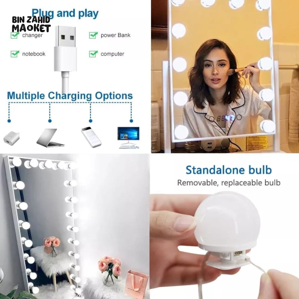 PACK OF 10 VANITY LIGHT BULBS