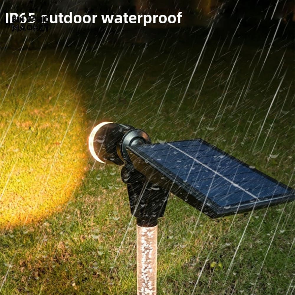 PACK OF 2 SOLAR POWERED OUTDOOR LIGHTS WATERPROOF LED FOR COURTYARD BALCONY & GARDEN