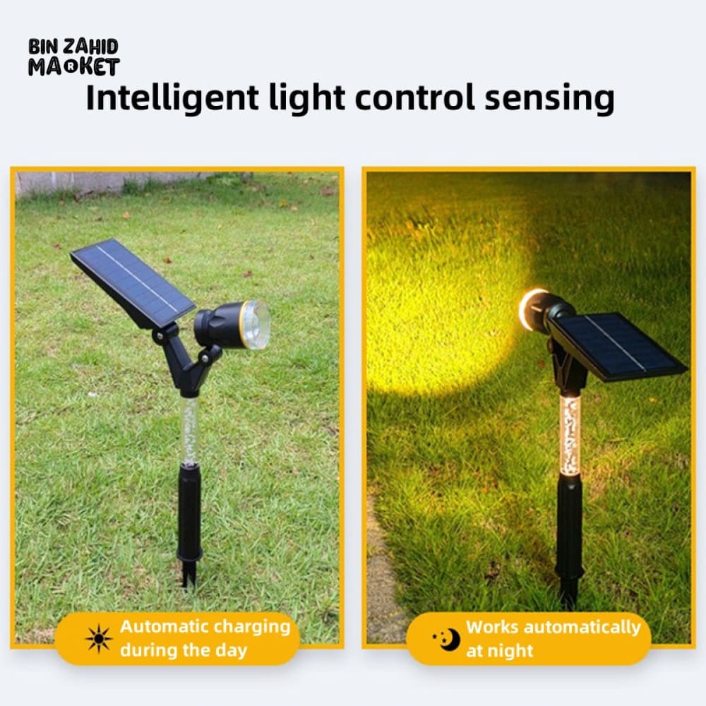 PACK OF 2 SOLAR POWERED OUTDOOR LIGHTS WATERPROOF LED FOR COURTYARD BALCONY & GARDEN