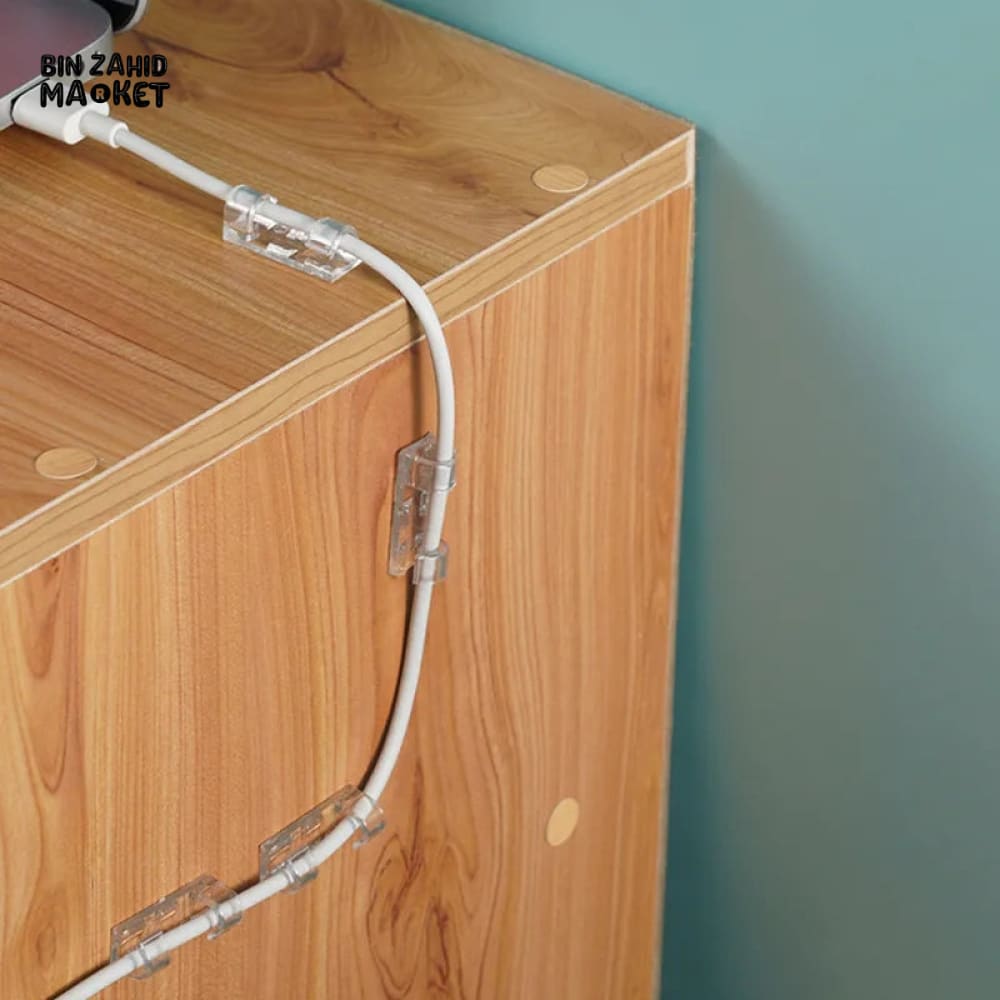 PACK OF 20 SELF STICK WIRE ORGANIZER