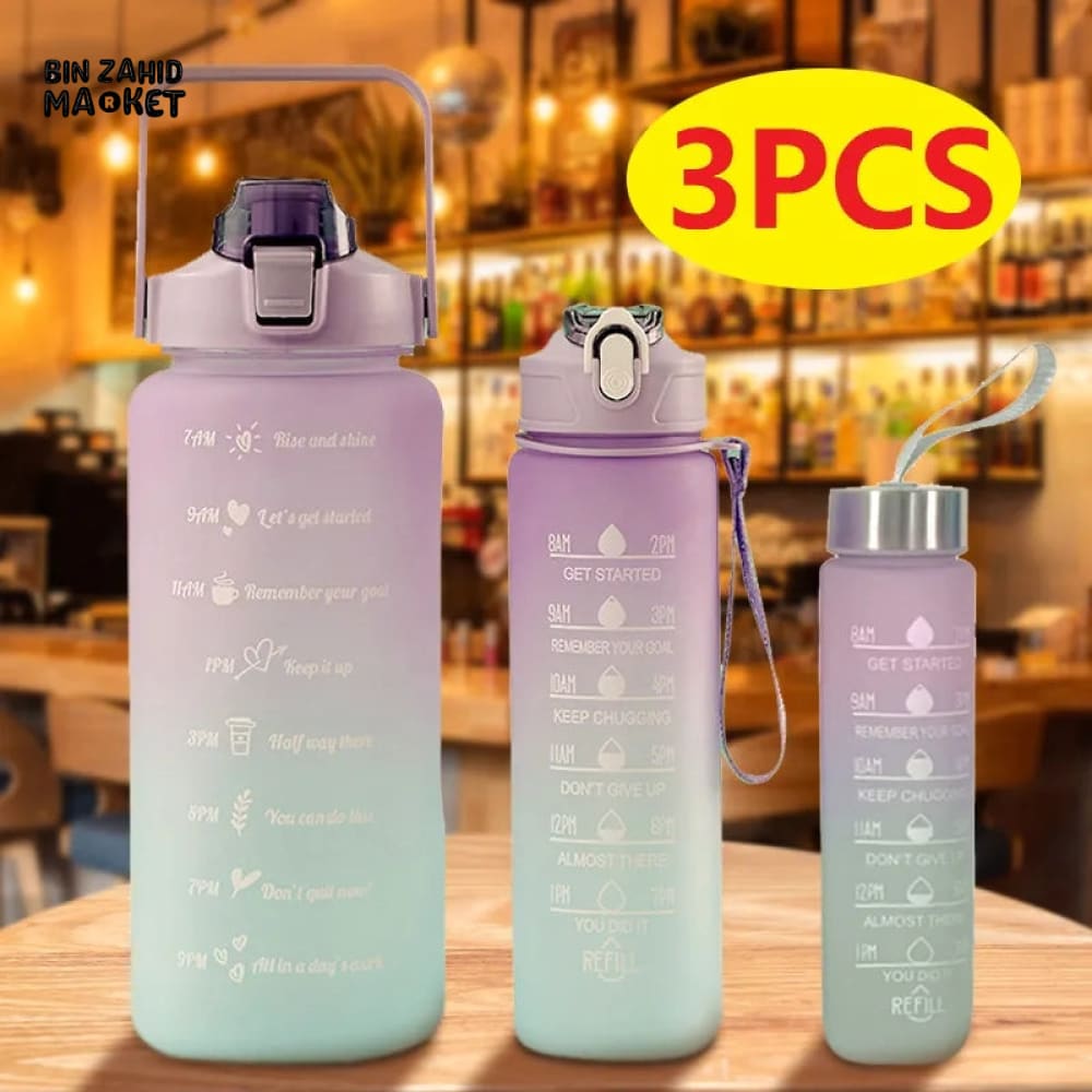PACK OF 3 HYDRATED BOTTLES SET