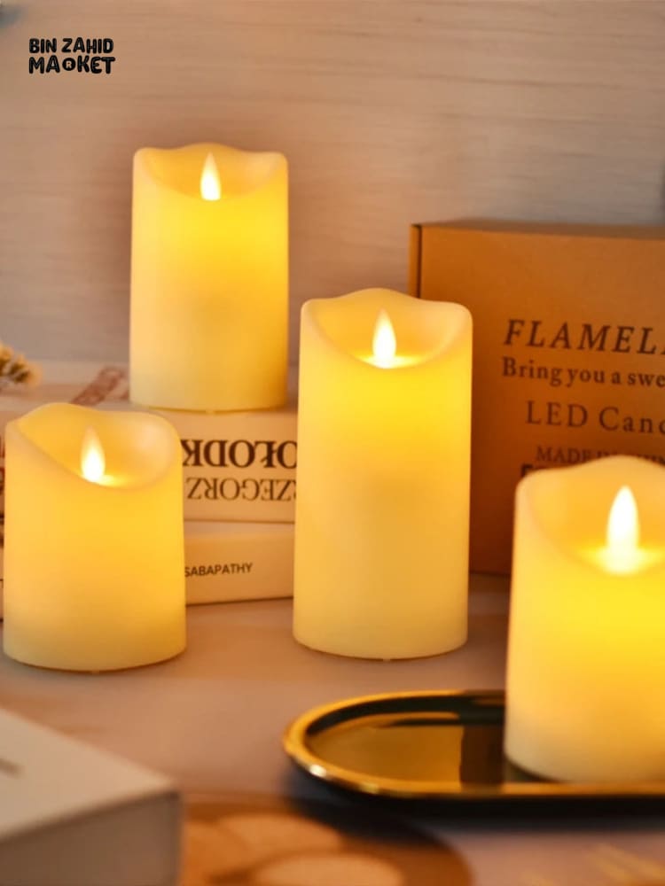 PACK OF 3 LED CANDLE LIGHTS