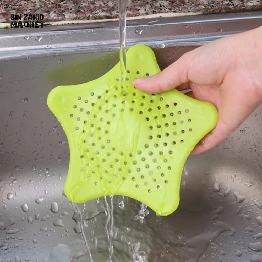 PACK OF 3 STAR NET SINK ANTI-BLOCKER