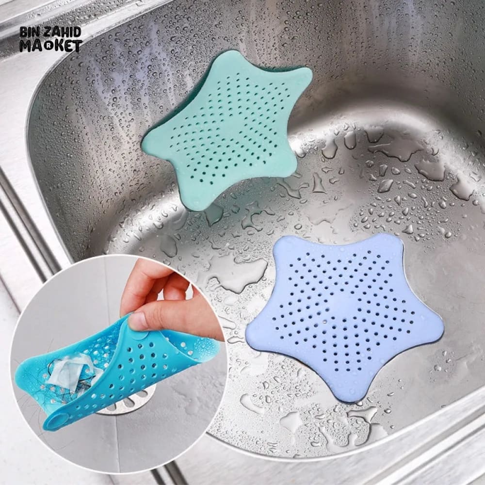 PACK OF 3 STAR NET SINK ANTI-BLOCKER