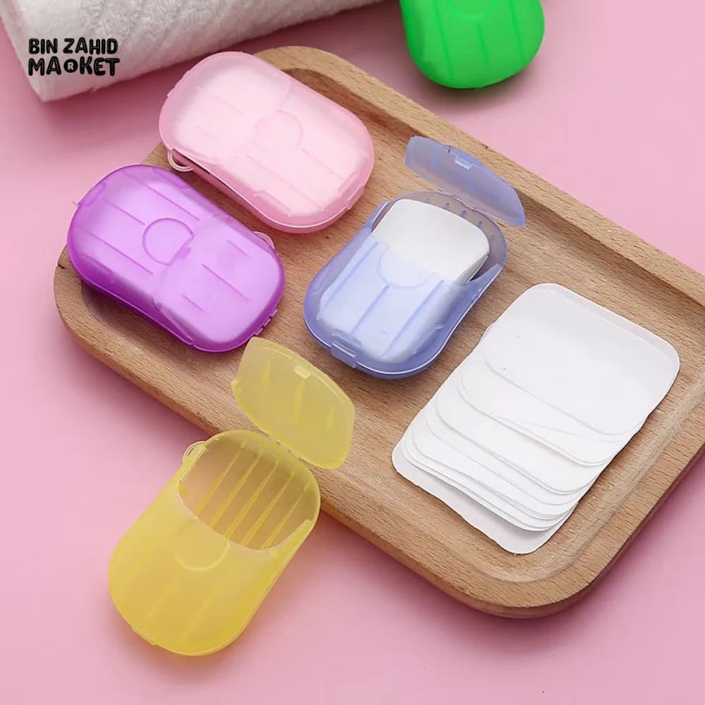 PACK OF 4 BOXES TRAVEL PAPER SOAP