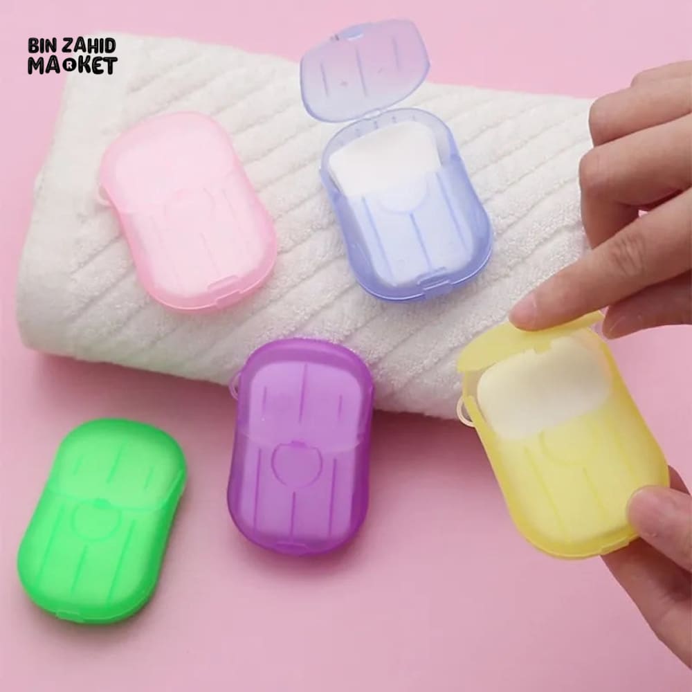 PACK OF 4 BOXES TRAVEL PAPER SOAP