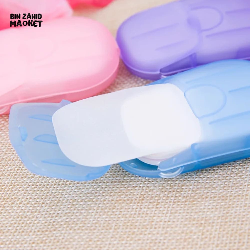 PACK OF 4 BOXES TRAVEL PAPER SOAP