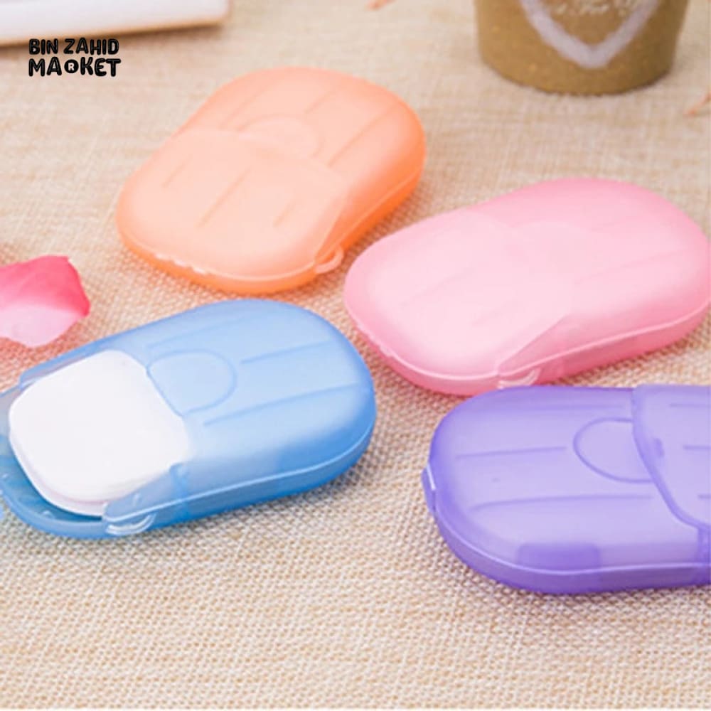 PACK OF 4 BOXES TRAVEL PAPER SOAP