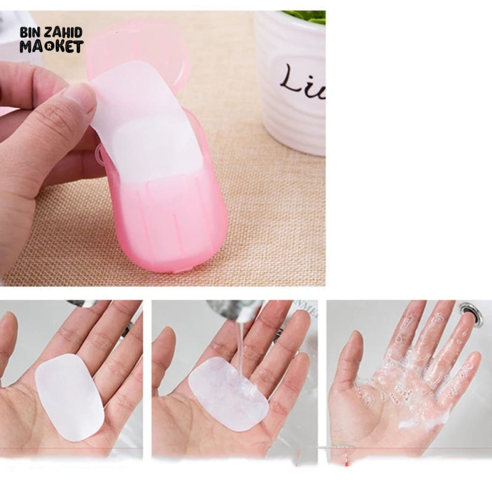 PACK OF 4 BOXES TRAVEL PAPER SOAP