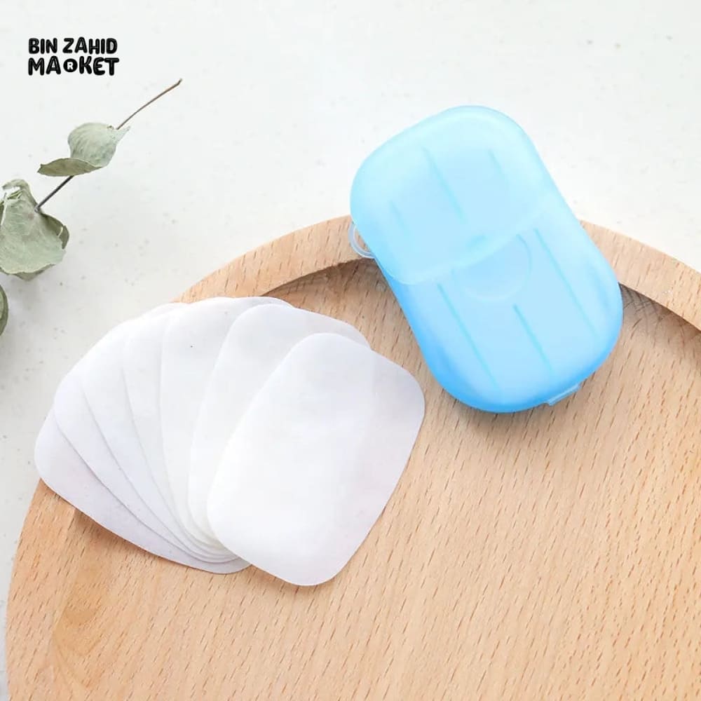 PACK OF 4 BOXES TRAVEL PAPER SOAP