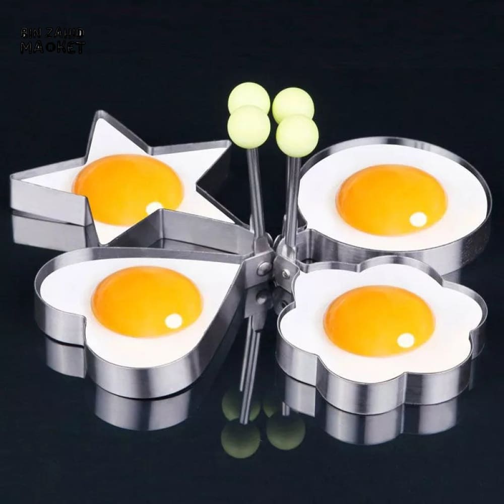 PACK OF 4 DIFFERENT SHAPE EGG MOLDS