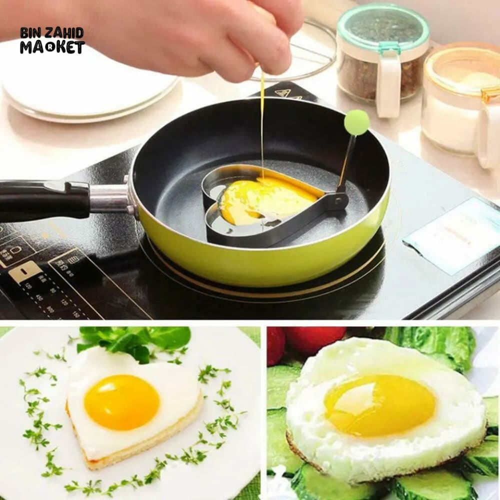 PACK OF 4 DIFFERENT SHAPE EGG MOLDS