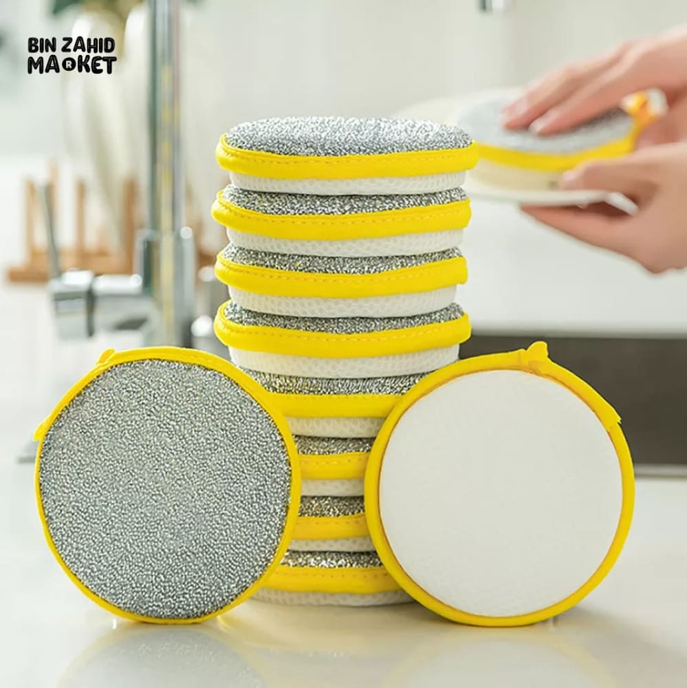 PACK OF 4 DUAL SIDED CLEANING SPONGE