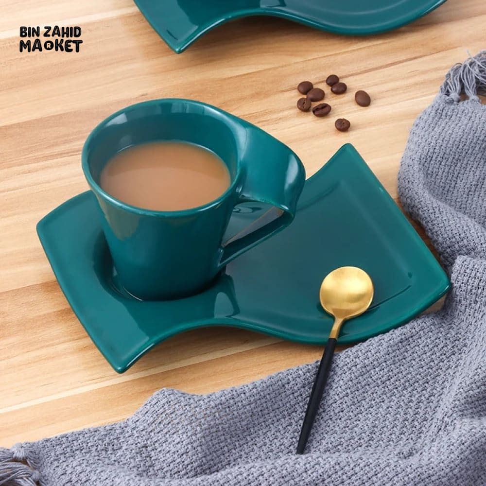 PACK OF 6 EUROPEAN WAVE ACRYLIC CUP