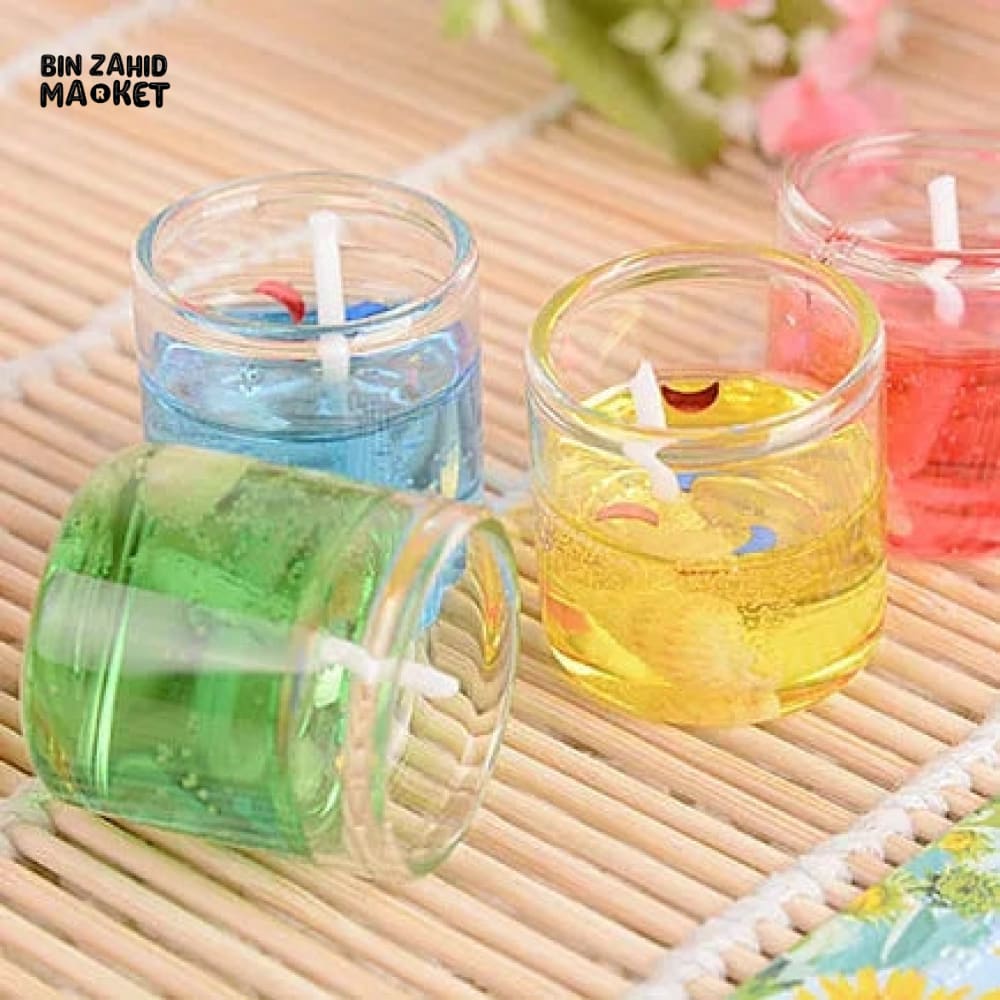 PACK OF 6 FANCY DECOR CANDLES