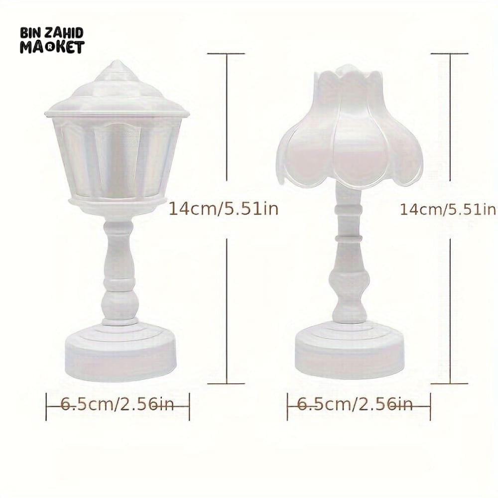 PAGODA BUD BUTTON BATTERY LED TABLE LAMP NIGHT LIGHT